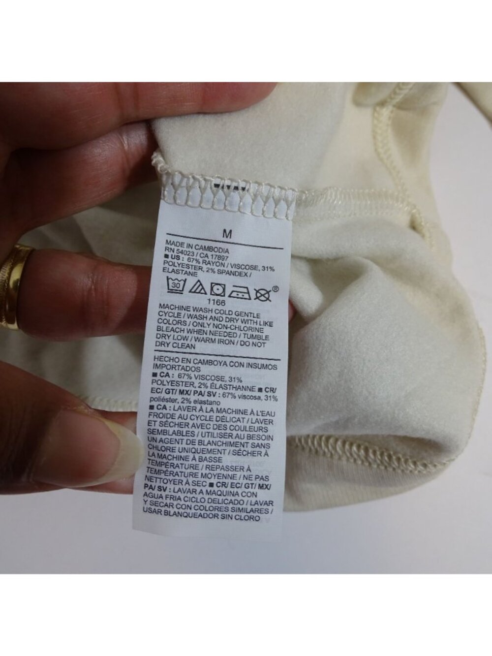 Old Navy Women Beige Open Front Live-in French Terry Cardigan Duster Size M NEW - Picture 7 of 12
